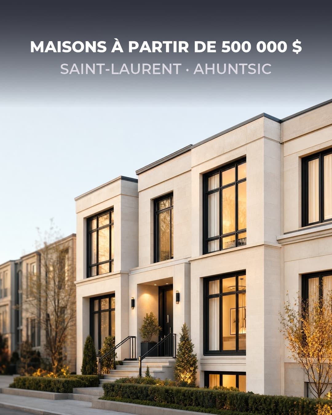 Publicité Meta Ads format 4:5 créée par Clienexion, agence marketing numérique, secteur Immobilier